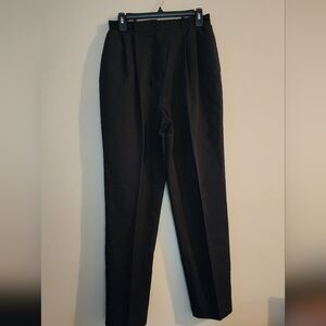 Bedford Fair Lifestyles Black Pleated Pants
